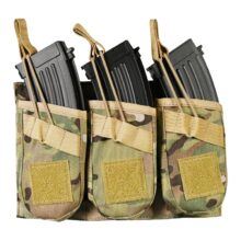 PRO STRIKE AK TRIPLE MAGAZINE POUCH MULTI CAM - Image 2
