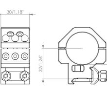 EAW – GTM PICATINNY RINGS Ø34 H15 MM - Afbeelding 5