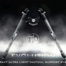 Evolution Tactical Carbon Bipod Picatinny Tier One - Image 3