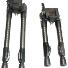 Tactical Bipod 180 mm Tilt Carbon Tier One Q/D Picatinny - Image 3